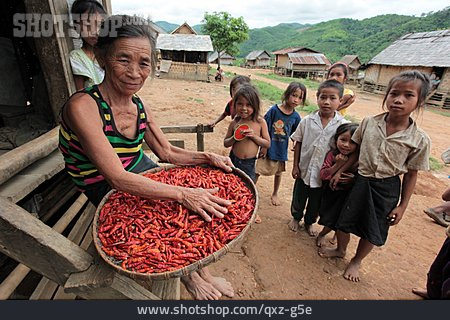 
                Einwohner, Laos, Vang Vieng                   