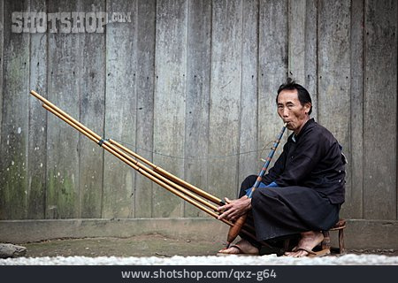 
                Musikinstrument, Traditionell, Laos                   