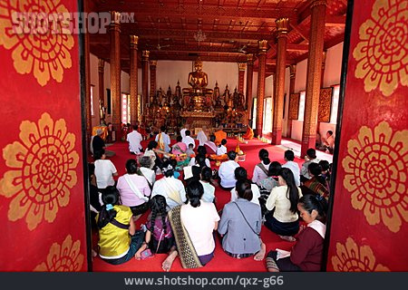 
                Tempel, Buddhismus, Zeremonie                   