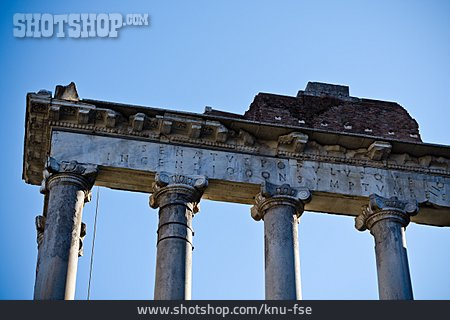 
                Säule, Ruine, Rom, Saturntempel                   