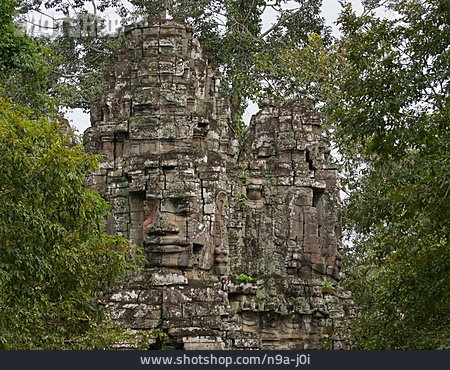 
                Tempelanlage, Kambodscha, Angkor, Bayon                   