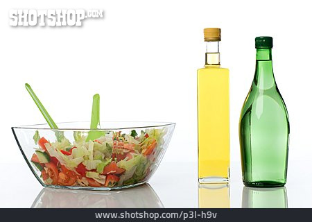
                Salat, Essig, Speiseöl, Gemischter Salat                   