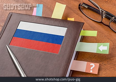 
                Kalender, Terminkalender, Nationalflagge, Russland                   