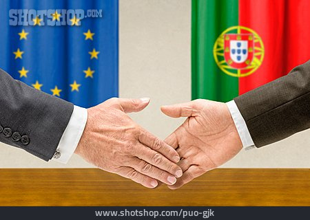 
                Zusammenarbeit, Portugal, Europäische Union, Vereinbarung                   