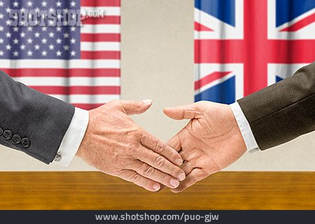 
                Zusammenarbeit, Usa, Großbritannien, Vereinbarung                   