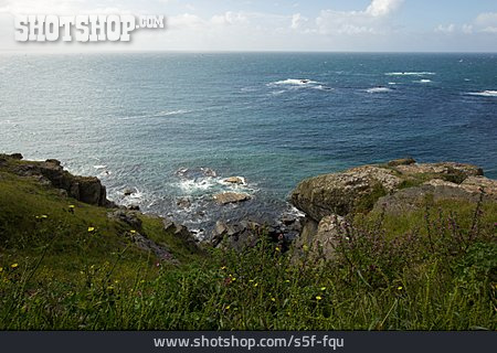 
                Landschaft, Küste, Cornwall                   