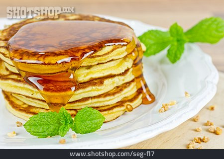 
                Ahornsirup, Amerikanische Küche, Pancakes                   