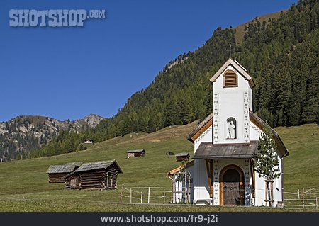 
                Kapelle, ötztaler Alpen, Pfundser Tal                   