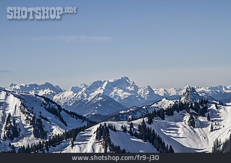 
                Zugspitze, Wettersteingebirge, Oberbayern, Mangfallgebirge, Bodenschneid                   