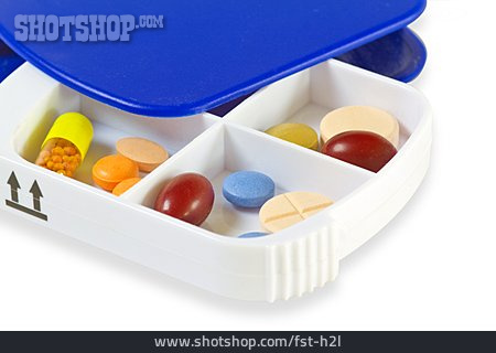 
                Medikament, Arznei, Tablettenbox                   