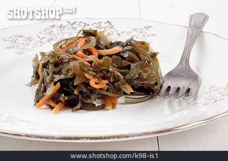 
                Asiatische Küche, Salat, Seetang                   