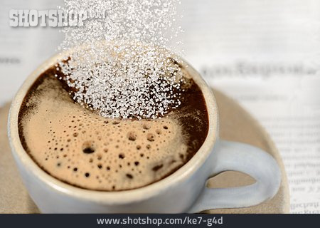
                Kaffee, Kristallzucker                   
