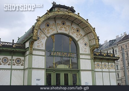 
                Bahnhof, Jugendstil, U-bahnhof, Karlsplatz                   
