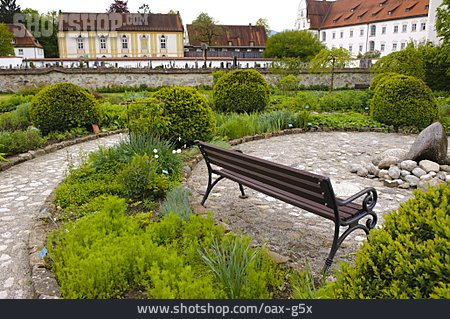 
                Gartenanlage, Klostergarten, Benediktbeuern                   