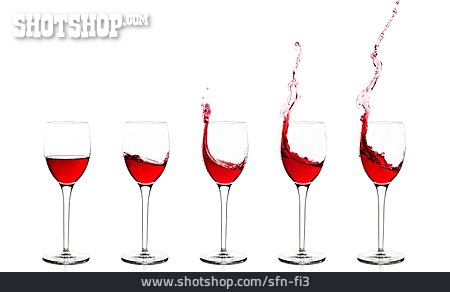 
                Wein, Weinglas, Rotwein                   