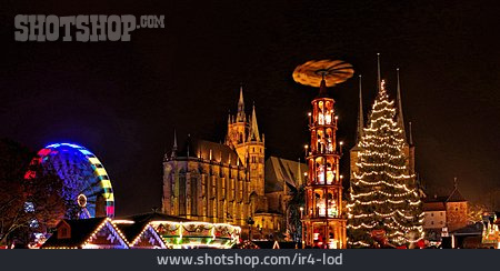 
                Weihnachtsmarkt, Thüringen, Erfurt                   