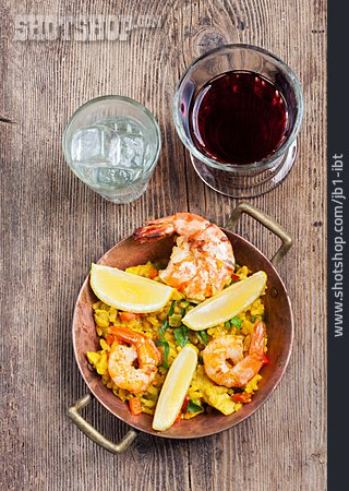 
                Mahlzeit, Paella, Mediterrane Küche, Pfannengericht                   