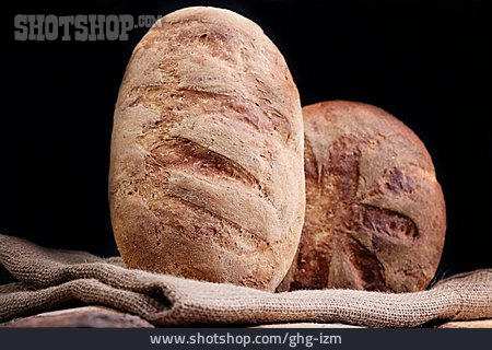 
                Brot, Traditionell, Brotlaib, Schwarzbrot                   