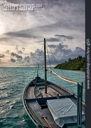 
                Boot, Malediven, Indischer Ozean                   
