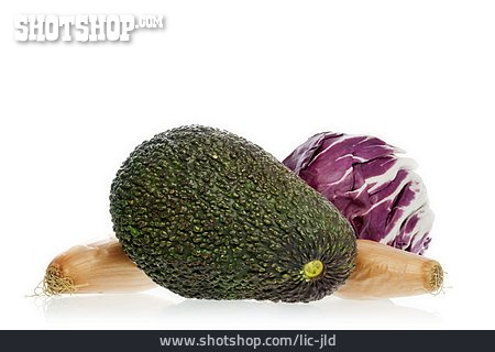 
                Gemüse, Radicchio, Avocado, Schalotten                   