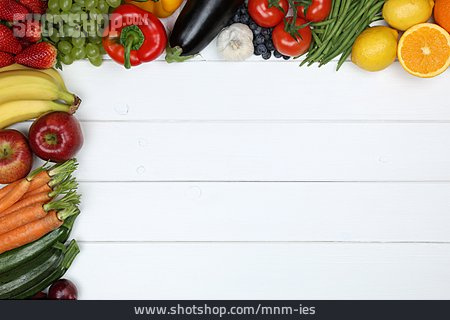 
                Textfreiraum, Obst, Gemüse                   