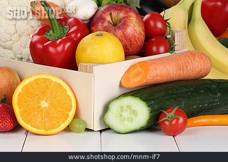 
                Gesunde Ernährung, Obst, Gemüse, Vegetarisch                   