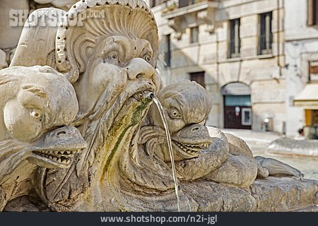 
                Brunnen, Fontana Del Pantheon                   