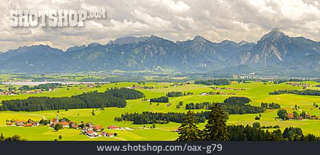
                Allgäu, Hopfensee, Allgäuer Alpen                   