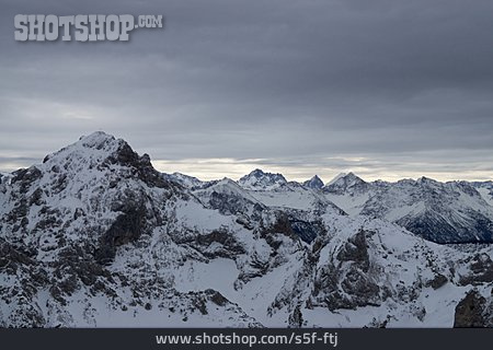 
                Winterlandschaft, Ammergauer Alpen                   