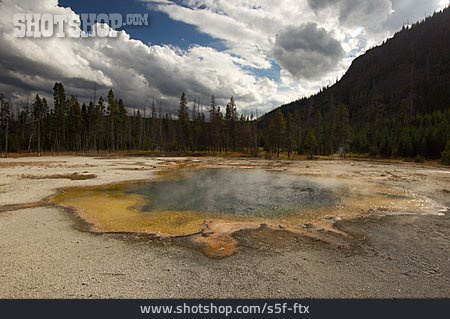 
                Heiße Quellen, Yellowstone-nationalpark                   