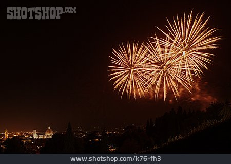 
                Feuerwerk, Florenz                   