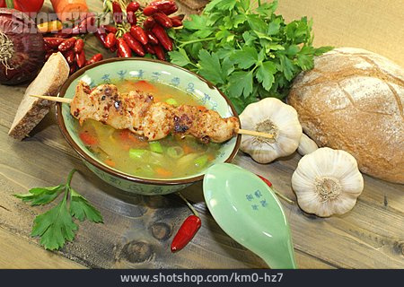 
                Asiatische Küche, Gemüsesuppe                   
