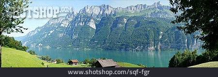 
                Bergsee, Schweiz, Sarganserland                   