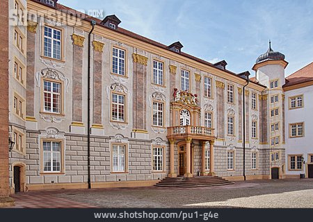 
                Barockschloss, Illusionsmalerei, Schloss Ettlingen                   
