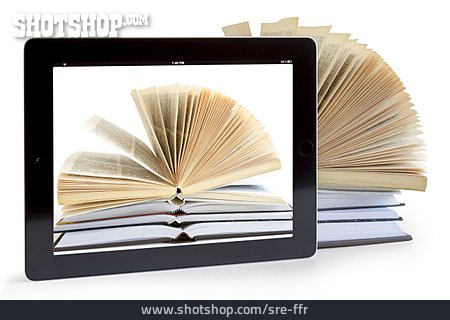 
                Buch, Lesen, E-book, Tablet-pc                   