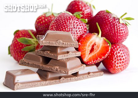 
                Dessert, Schokolade, Erdbeeren                   