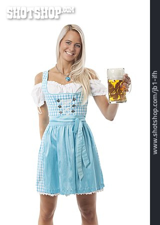
                Frau, Bier, Oktoberfest, Bayern                   