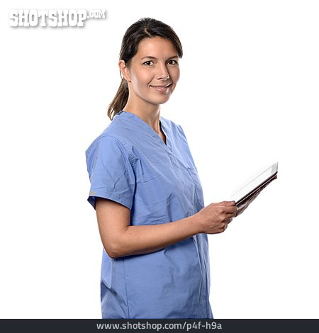
                Digital, Krankenschwester, Patientenakte                   