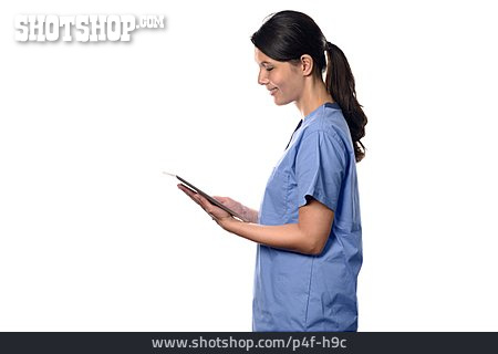 
                Krankenschwester, Patientenakte                   