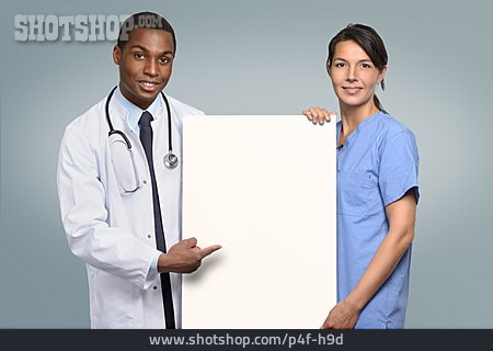 
                Arzt, Krankenschwester, Präsentation                   