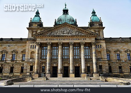 
                Bundesverwaltungsgericht, Leipzig, Gerichtsgebäude                   