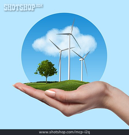 
                Umweltschutz, Energie, Windkraft, Klimafreundlich                   