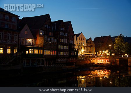 
                Altstadt, Häuserzeile, Lüneburg                   