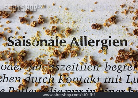 
                Allergie, Pollen, Pollenallergie                   