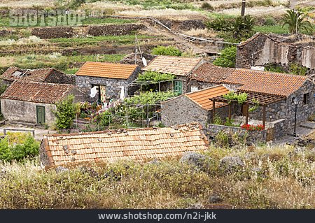 
                Ackerbau, Siedlung, La Gomera                   
