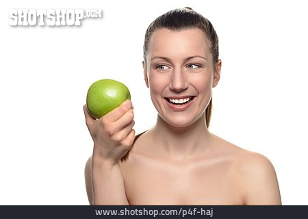 
                Gesunde Ernährung, Vitamine, Grüner Apfel                   