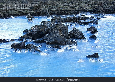 
                Island, Salzwasser-see, Grindavik                   