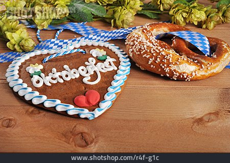 
                Lebkuchenherz, Oktoberfest, Edelweiß                   