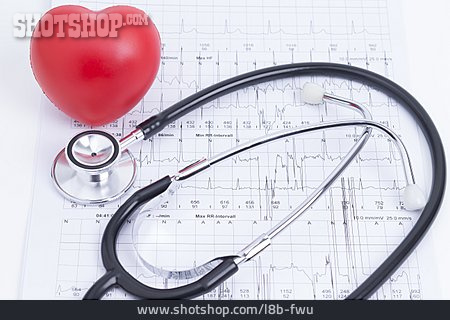 
                Stethoskop, Ekg, Herzkrankheit, Hypertonie                   