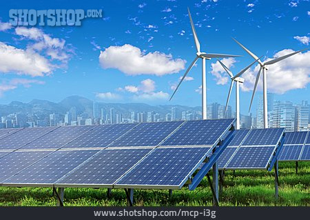 
                Windenergie, Erneuerbare Energien, Photovoltaik, Solaranlage                   